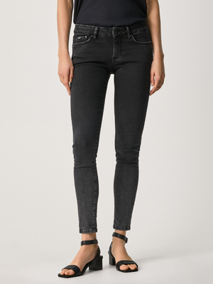 Pepe Jeans dámske čierne džínsy Pixie - 31/32 (0)