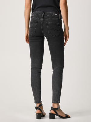 Pepe Jeans dámske čierne džínsy Pixie - 31/32 (0)