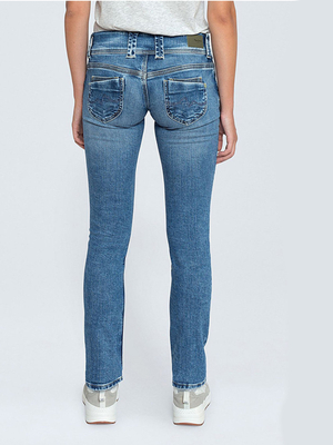 Pepe Jeans dámske modré džínsy Venus - 25/32 (000)