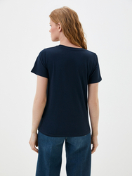 Pepe Jeans dámske tmavo modré tričko Lorette - M (594)