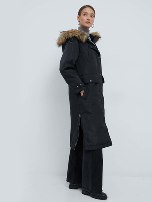 Pepe Jeans dámsky čierny kabát - XS (999)