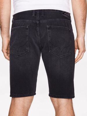 Pepe Jeans pánske čierne džínsové šortky - 30 (000)