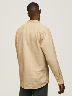 Pepe Jeans pánska béžová košeľa - M (855)