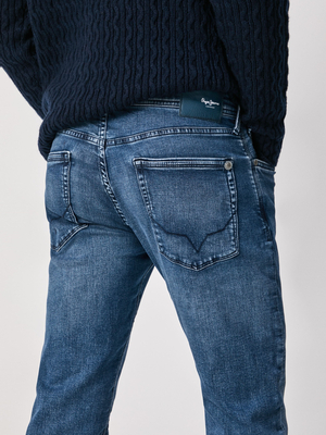 Pepe Jeans pánske modré džínsy Stanley - 32/34 (000)