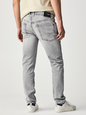 Pepe Jeans pánske šedé džínsy Hatch - 36/32 (0)