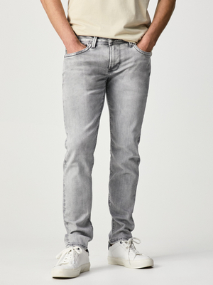 Pepe Jeans pánske šedé džínsy Hatch - 36/32 (0)
