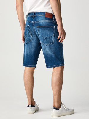 Pepe Jeans pánske modré džínsové šortky Track - 29 (0)