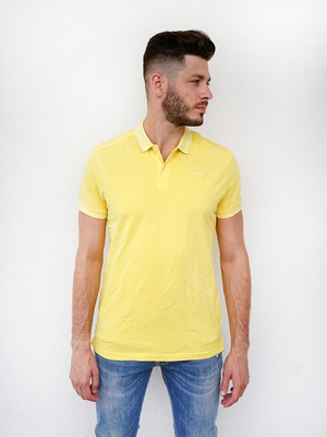 Pepe Jeans pánske žlté polo tričko - L (65)