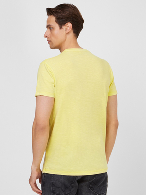 Pepe Jeans pánske žlté tričko Milo - S (014)