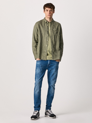Pepe Jeans pánske modré džínsy Finsbury - 33/32 (0)