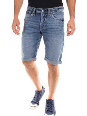 Pepe Jeans pánske modré džínsové šortky - 29 (000)