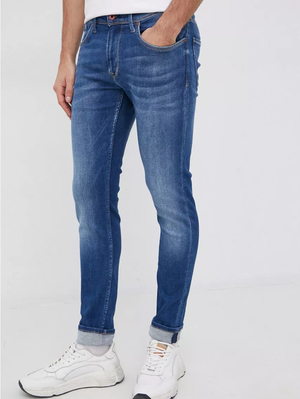 Pepe Jeans pánske modré džínsy Finsbury - 36/32 (0)