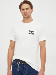 Pepe Jeans pánske krémové tričko - L (803)