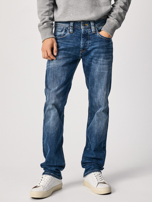 Pepe Jeans pánske modré džínsy Cash - 33/36 (0)