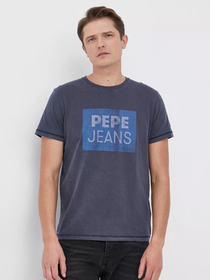 Pepe Jeans pánske modré tričko Rafer - S (594)