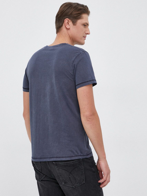 Pepe Jeans pánske modré tričko Rafer - S (594)