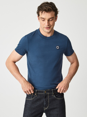 Pepe Jeans pánske modré tričko Wallace - M (571)