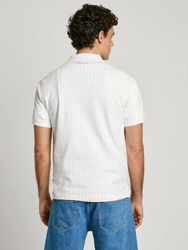 Pepe Jeans pánske biele polo tričko - M (800)