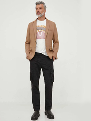 Pepe Jeans pánske krémové tričko - L (803)