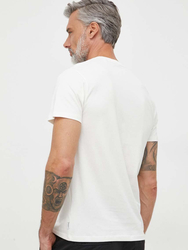 Pepe Jeans pánske krémové tričko - M (803)