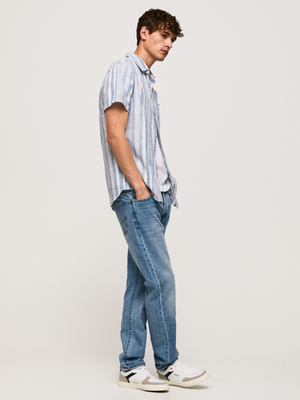 Pepe Jeans pánska pruhovaná košeľa - L (574)