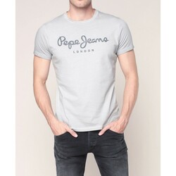 Pepe Jeans pánske šedé tričko Battersea - XXL (987)