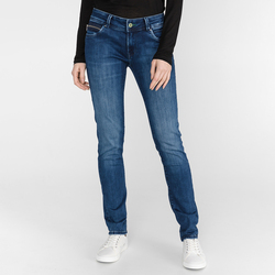 Pepe Jeans dámske modré džínsy New Brooke - 25/32 (0)