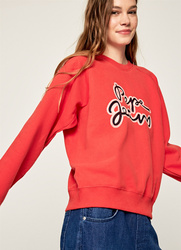 Pepe Jeans dámska červená mikina Bonnie - M (266)