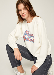 Pepe Jeans dámska smotanová mikina Bonnie - XS (808)