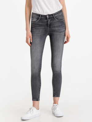 Pepe Jeans dámske šedé džínsy Zoe - XS (000)