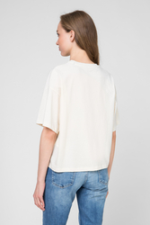 Pepe Jeans dámske krémové tričko Paola - S (835)