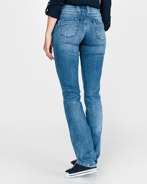 Pepe Jeans dámske modré džínsy Gen - 26/34 (000)