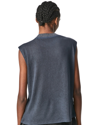 Pepe Jeans dámske tmavo šedé tričko - XS (987)