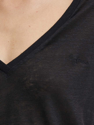 Pepe Jeans dámske čierne tričko - S (999)