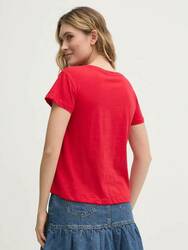 Pepe Jeans dámske červené tričko  - XS (255)