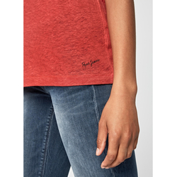 Pepe Jeans dámske červené tričko Marta - L (286)