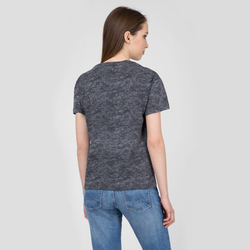 Pepe Jeans dámske tmavošedé melírované tričko Michelle - XS (597)