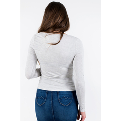 Pepe Jeans dámske šedé tričko s kamienkami Cora - XS (933)