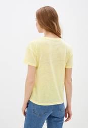 Pepe Jeans dámske žlté tričko Brooke - XS (31)