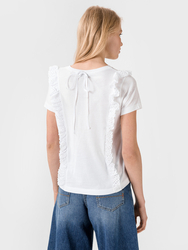 Pepe Jeans dámske biele tričko Dante - XS (800)