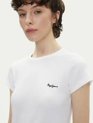 Pepe Jeans dámske biele tričko Merida - XS (800)