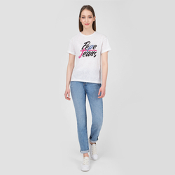 Pepe Jeans dámske biele melírované tričko Michelle - S (803)