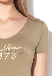 Pepe Jeans dámske khaki tričko Jane - XS (729)