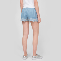 Pepe Jeans dámske modré šortky Elvira - XS (551)