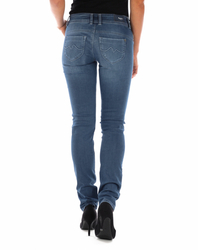 Pepe Jeans dámske modré džínsy Newbrooke - 26/34 (000)
