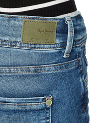 Pepe Jeans dámske modré džínsy Vera - 25/32 (0)