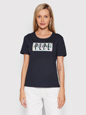 Pepe Jeans dámske modré tričko Patsy - XS (594)