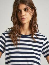 Pepe Jeans dámske pruhované tričko Jinx - XS (594)