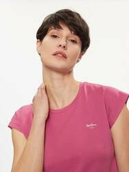 Pepe Jeans dámske ružové tričko Lory - L (363)