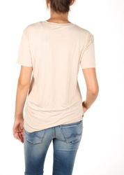 Pepe Jeans dámske smotanové tričko Kris - XXS (844)